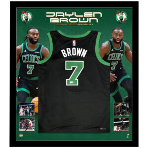 Jalen Brown Signed & Framed Boston Celtics 2023-24 NBA Finals Champions (Beckett)