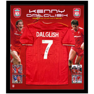 Soccer – Kenny Dalglish Signed & Framed Liverpool Jersey (Beckett)