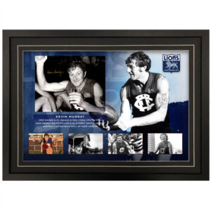 AFL - Fitzroy Lions "Kevin Murray" Signed & Framed 8x10 Photo Display