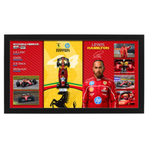 Formula 1 - Lewis Hamilton 1:43 Scale Ferrari F1 Model Car Display