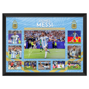Soccer - Lionel Messi 2026 Argentina Framed Large Photo Collage