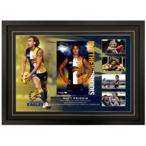 AFL - Westcoast Eagles "Matt Priddis" Signed & Framed 8x12 Photo Display