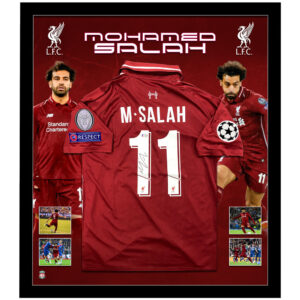 Soccer – Mohamed Salah Signed & Framed Liverpool Jersey (Beckett)