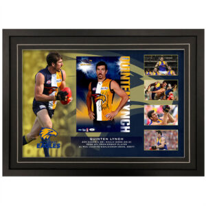 AFL - Westcoast Eagles "Quinten Lynch" Signed & Framed 8x12 Photo Display