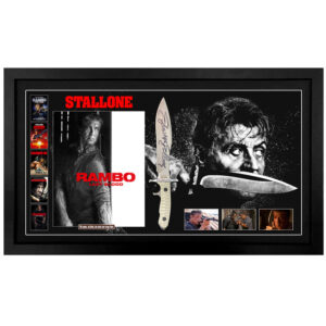 Sylvester Stallone - Signed & Framed Rambo Last Blood Knife (ASI)