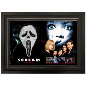 Scream - "Dewey" David Arquette Signed & Framed Ghostface Mask (JSA)