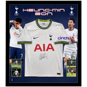 Soccer – Heung-Min Son Signed & Framed Tottenham Hotspur Jersey (ICONS)
