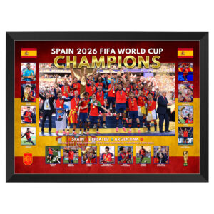 Spain 2026 FIFA World Cup Champions Framed Sportsprint