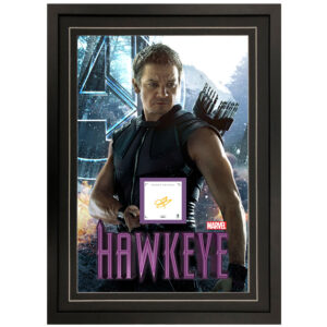 The Avengers - "Hawkeye" Jeremy Renner Signed & Framed Card Display (JSA)