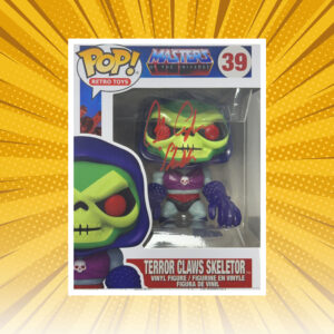 Terror Claws Skeletor – Masters Of The Universe #39 Autographed Funko Pop! Vinyl