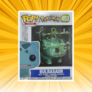 Pokemon - "Bulbasaur" #453 Autographed Funko Pop! Vinyl Figure