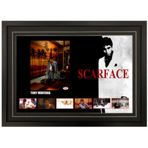Scarface - Al Pacino "Tony Montana" Signed & Framed 8x10 Photo Display B