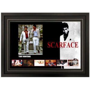 Scarface - Al Pacino "Tony Montana" Signed & Framed 8x10 Photo Display C