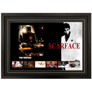 Scarface - Al Pacino "Tony Montana" Signed & Framed 8x10 Photo Display D