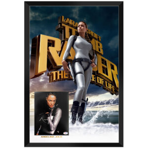 Tomb Raider - Angelina Jolie Signed & Framed Photo (PSA/DNA)
