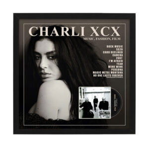 Charli XCX Signed & Framed Music, Fashion, Film CD Art Card