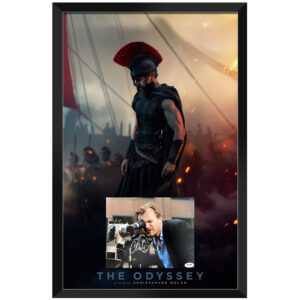The Odyssey - Christopher Nolan Signed & Framed Photo (PSA/DNA)