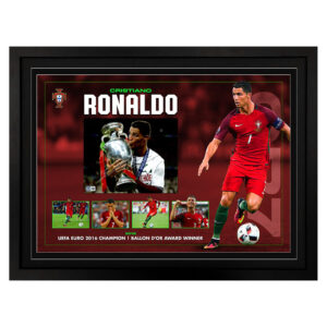Cristiano Ronaldo - Portugal Signed & Framed 8x10 Photo Display (Beckett)