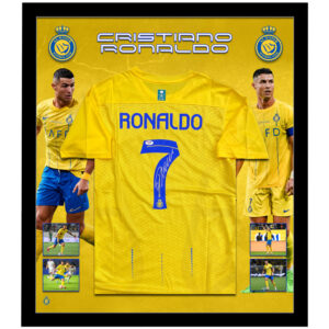 Soccer – Cristiano Ronaldo Signed & Framed Al Nassr Jersey (PSA/DNA)