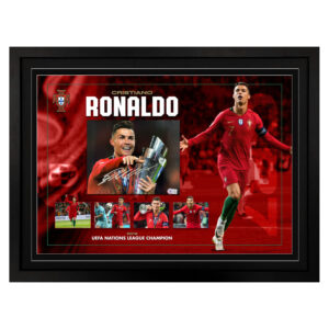 Cristiano Ronaldo - Portugal Signed & Framed 8x10 Photo Display (Beckett)