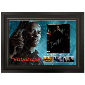 The Equalizer - Denzel Washington Signed & Framed 8x10 Photo Display (PSA)