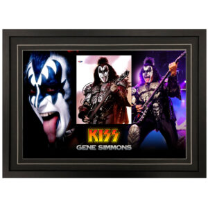 Music - Gene Simmons "KISS" Signed & Framed 8x10 Photo Display (PSA)