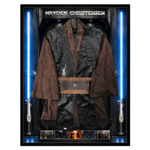 Star Wars - Hayden Christensen Signed and Framed Jedi Robes (PSA)