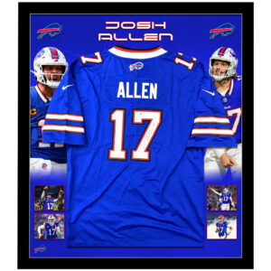NFL – Josh Allen Signed & Framed Buffalo Bills Jersey (Beckett)