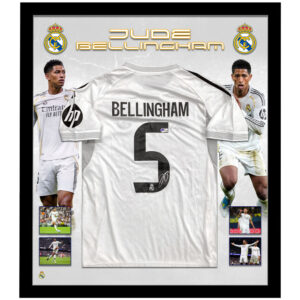 Soccer – Jude Bellingham Signed & Framed Real Madrid Jersey (Beckett)