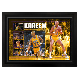 Kareem Abdul-Jabbar - LA Lakers Signed & Framed 8x10 Photo Display (PSA/DNA)