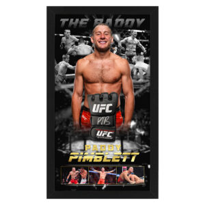 UFC - Paddy Pimblett Signed & Framed UFC Glove