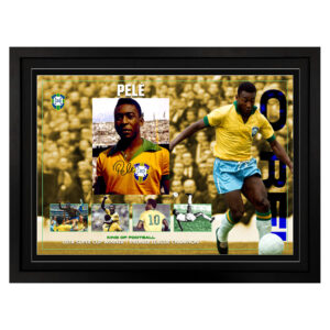 Pele - Brazil CBD Signed & Framed 8x10 Photo Display C (Beckett)