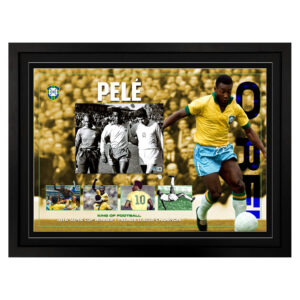 Pele - Brazil CBD Signed & Framed 8x10 Photo Display B (Beckett)