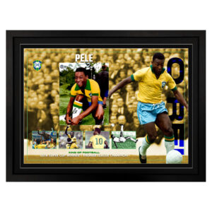Pele - Brazil CBD Signed & Framed 8x10 Photo Display F (Beckett)