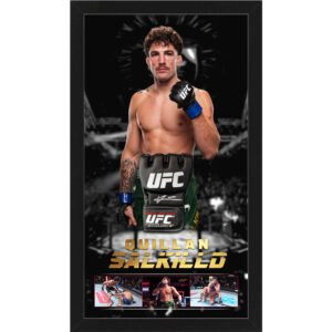 UFC - Quillan Salkilld Signed & Framed UFC Glove