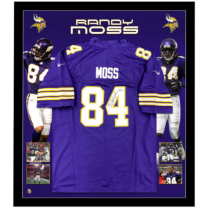 NFL – Randy Moss Signed & Framed Vikings Jersey (Beckett)