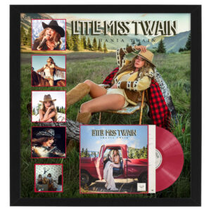 SHANIA TWAIN - Framed Little Miss Twain Vinyl Album Display With Signed Art Card