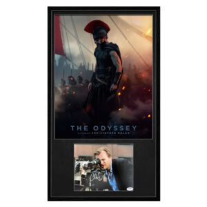 The Odyssey - Christopher Nolan Signed & Framed Photo (PSA/DNA)
