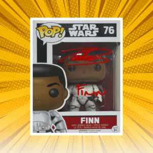 John Boyega Signed “STARWARS” #76 Funko “POP” Vinyl Figure