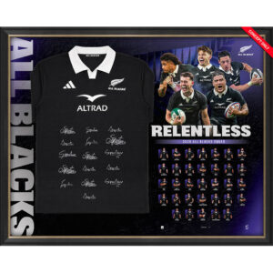 New Zealand All Blacks 2026 Squad Signed & Framed Limited Edition Jersey Display