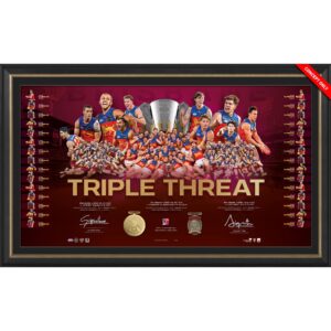 Brisbane Lions 2026 Premiers Dual Signed Lithograph