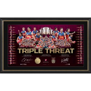 Charlie Cameron and Logan Morris 2026 Premiers Dual Signed Lithograph