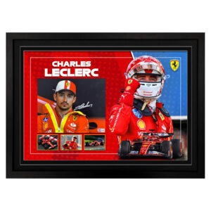 Formula 1 - Charles Leclerc Signed & Framed 8x10 Photo Display B
