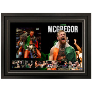 UFC – CONOR MCGREGOR Signed & Framed 8x10 Photo Display (Beckett)