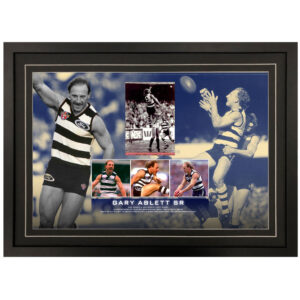 AFL - Geelong Cats "Gary Ablett Snr" Signed & Framed 5x7 Photo Display