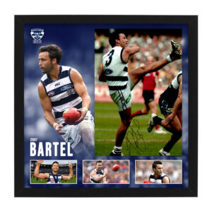 AFL - Geelong Cats "Jimmy Bartel" Signed & Framed 11x17 Photo Display