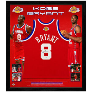 Basketball - Kobe Bryant Signed & Framed Lakers NBA All-Stars Jersey (JSA)
