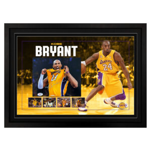 Kobe Bryant Signed & Framed 8x10 Photo Display C (PSA/DNA)