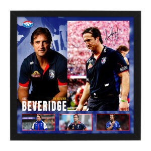 AFL - Western Bulldogs "Luke Beveridge" Signed & Framed 11x17 Photo Display