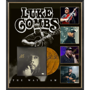 Luke Combs - Signed & Framed The Way I Am Vinyl Album Display